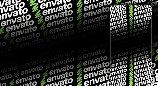 AE/PR模板-10组满屏LOGO创意标志平铺滚动效果动画