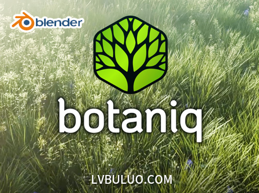 Blender预设-一键生成树木花草绿化场景植物资产库 Botaniq Tree And Grass Library v7.1.1