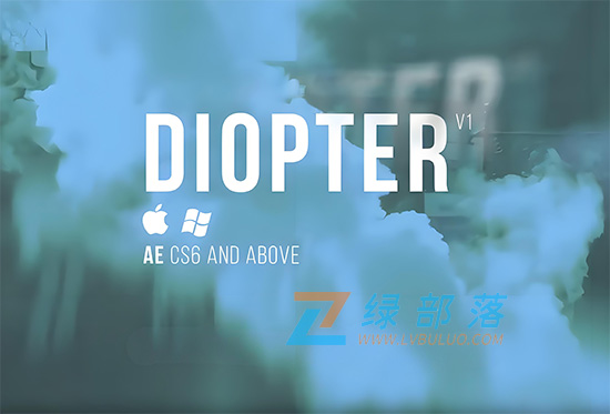 中文汉化版-AE专业级光线折射与朦胧视觉效果插件 Diopter V1.0.6 win