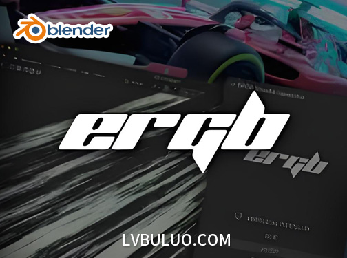 Blender插件-自定义光轨动画光线拖尾背景特效生成器 ERGB Streak Panels v1.0.1