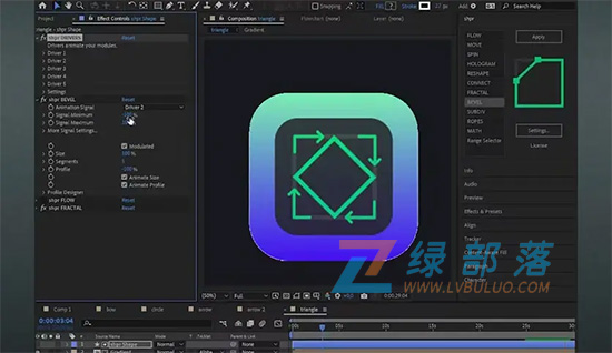 AE脚本-创意形状路径动画工具 GoodBoy Ninja Shpr V1.51