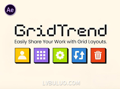 AE脚本-快速网格布局工具 GridTrend v1.0