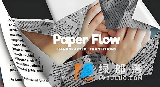 PR模板-手工质感纸张流动转场特效包 Paper Flow HANDCRAFTED