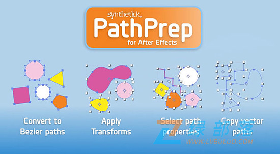 AE脚本-一键批量将图形转换为Bezier路径工具 PathPrep v1.0.0