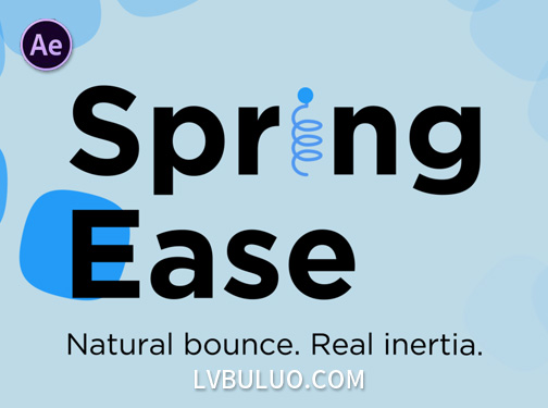 AE脚本-物理弹簧弹性动画生成自然惯性运动效果 Spring Ease v1.0