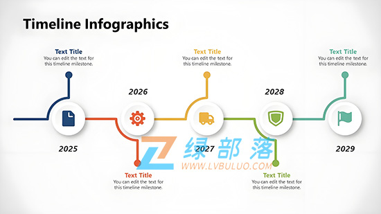 AE/PR模板-时间线信息图设计与动画制作 Timeline Infographic