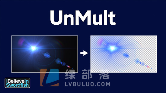 AE/PR插件-视频去黑底一键制作Alpha透明通道 Unmult v1.2