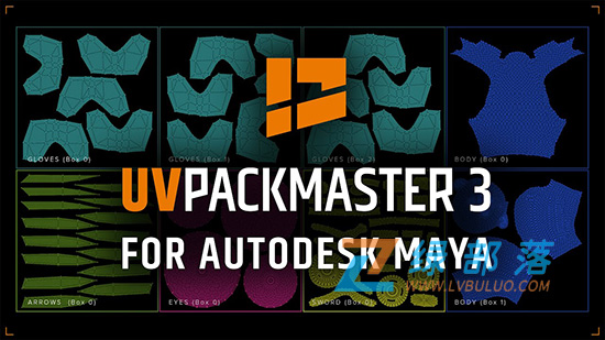 Blender插件-高效的 UV 排布与贴图管理工具 UVPackmaster Pro v3.4.2