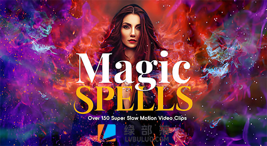 4K视频素材-153个魔法能量粒子烟雾火焰元素特效动画库