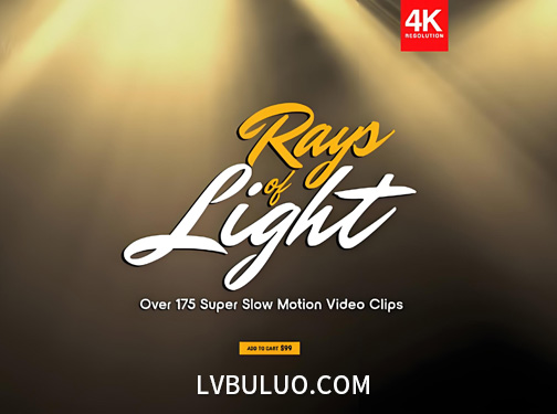 4K视频素材-176个体积光聚光灯光线照射动画