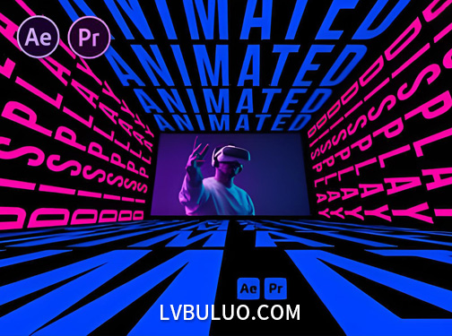 AE/PR模板-22个三维空间感创意文字标题素材