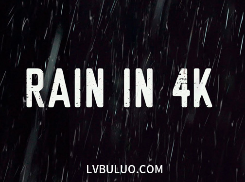 4K视频素材-25个下雨场景瓢泼大雨小雨中雨特效素材