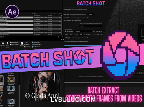 AE脚本-批量截图与水印添加工具 Batch Shot v1.0