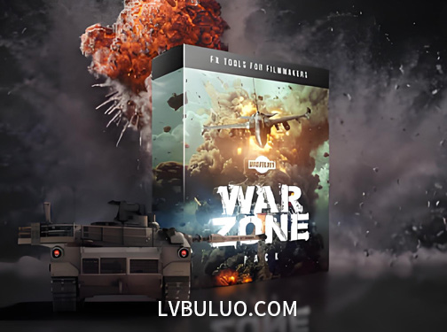 4K视频素材-538个坦克飞机战斗机直升机爆炸战争特效素材 BigFilms – WARZONE Pack