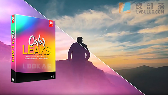 4K视频素材-103个彩色镜头炫光光晕叠加合成动画 Color Leaks