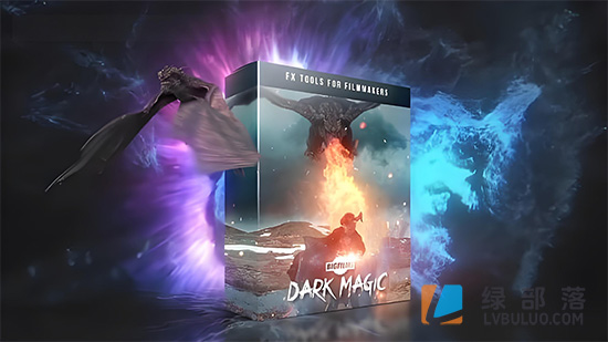 4K视频素材-227个科幻黑暗魔法能量冲击碰撞火焰法术打斗传送门烟雾 Dark Magic Pack