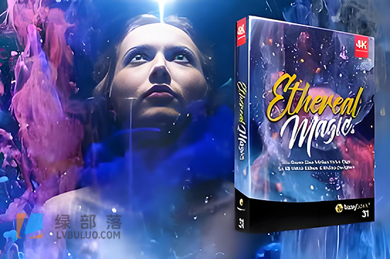 4K视频素材-85个抽象飘逸烟雾空灵流体运动特效动画 Ethereal Magic