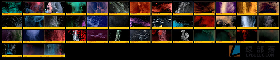 4K视频素材-85个抽象飘逸烟雾空灵流体运动特效动画 Ethereal Magic