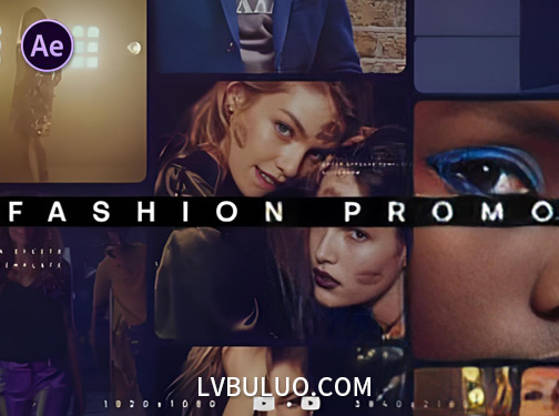 AE模板-时尚宣传片片头动态展示视频 FASHION PROMO
