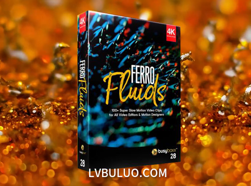 4K视频素材-100个磁流体力学抽象微观近景特写合成动画 Ferro Fluids