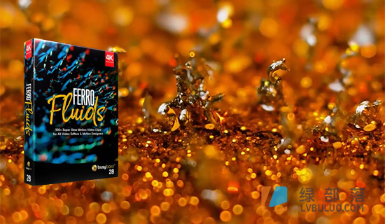 4K视频素材-100个磁流体力学抽象微观近景特写合成动画 Ferro Fluids