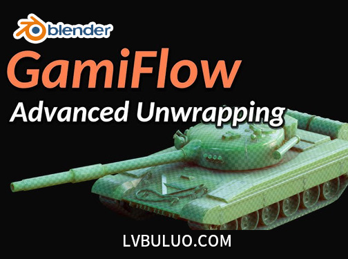 Blender插件-高模转低模自动化工具 GamiFlow V1.9.0