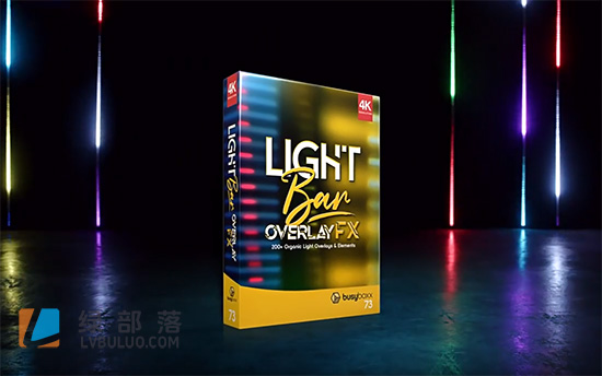 4K视频素材-211个动感活力霓虹灯快速划过闪烁特效动画 Light Bar Overlay FX