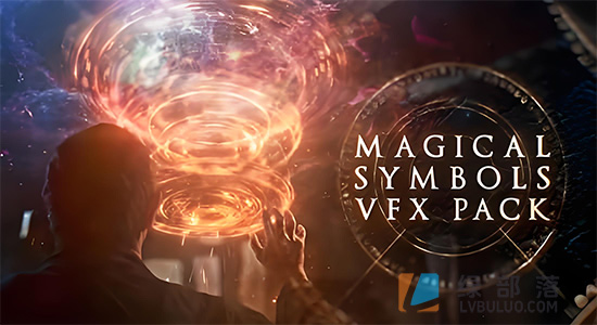 4K视频素材-80个科幻上古魔法传送门阵法特效 Magical Symbols VFX Pack