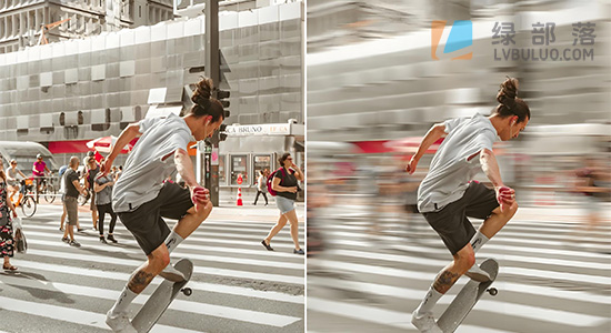 达芬奇插件-视频运动动态模糊特效生成工具 Motion Blur