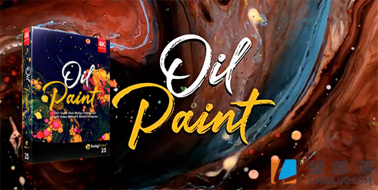 4K视频素材-134个微观流体特写油漆流动特效动画 Oil Paint