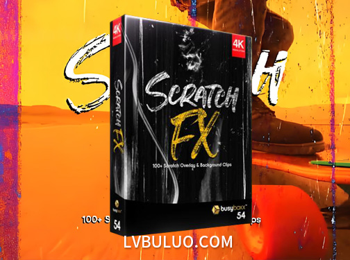 4K视频素材-104种污渍划痕损坏刮伤等叠加特效动画 Scratch FX