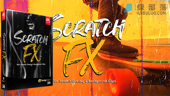 4K视频素材-104种污渍划痕损坏刮伤等叠加特效动画 Scratch FX