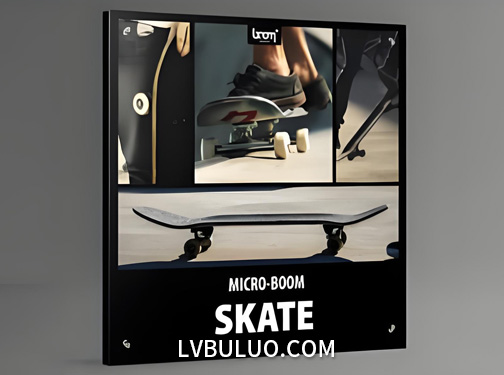 音效素材-327个滑板极限运动轮滑接地跳跃动作等音效 Skate