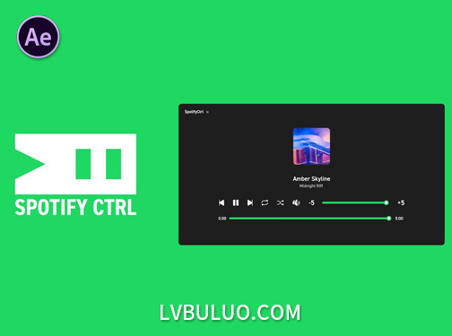 AE脚本-Spotify音乐播放控制与信息显示工具 SpotifyCtrl v1.0.0