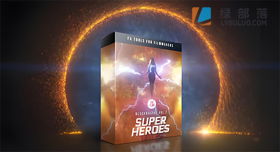 4K视频素材-242个超级英雄与奇幻题材魔法能量电流雷电火焰及传送门等特效元素