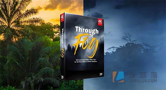 4K视频素材-100个烟雾飘渺气氛渲染特效动画 Through The Fog