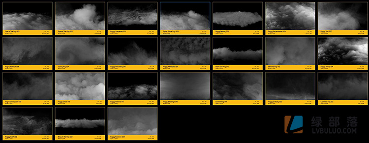 4K视频素材-100个烟雾飘渺气氛渲染特效动画 Through The Fog