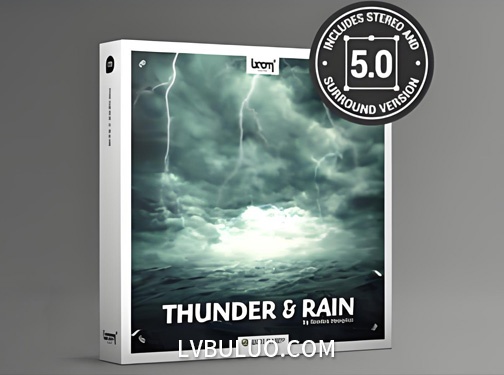 音效素材-66组打雷下雨暴风雨乌云密布天气相关无损音效 Thunder & Rain