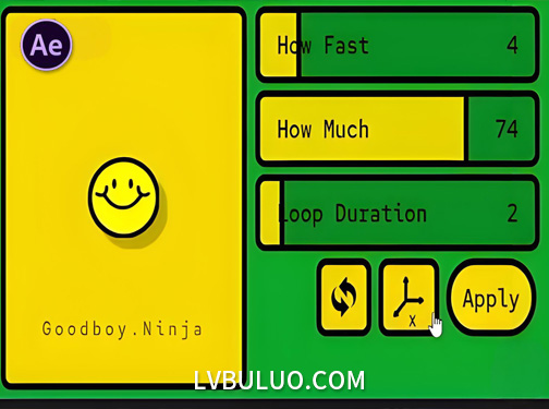 AE脚本-动态图形随机抖动摇晃动画工具 Wiggle Pro v2.0.0
