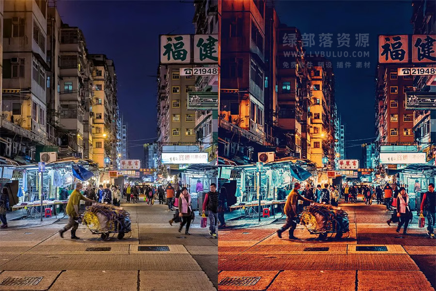 25个科幻赛博朋克时尚都市霓虹灯建筑图片视频调色预设 25 Cyberpunk SciFi Lightroom Presets