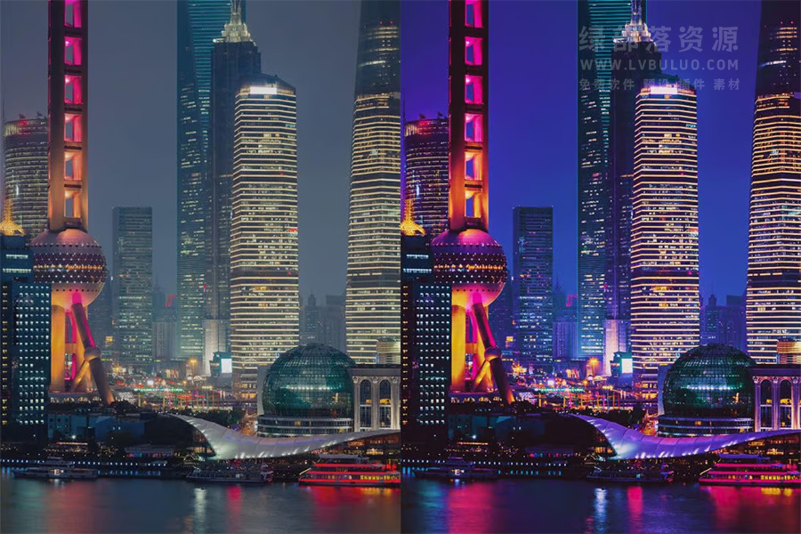 25个科幻赛博朋克时尚都市霓虹灯建筑图片视频调色预设 25 Cyberpunk SciFi Lightroom Presets