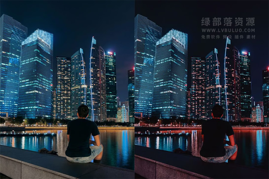 25个科幻赛博朋克时尚都市霓虹灯建筑图片视频调色预设 25 Cyberpunk SciFi Lightroom Presets