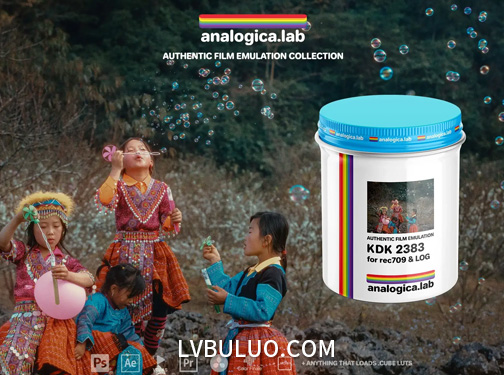 Kodak Vision3 2383 柯达胶卷视频调色LUT预设 Analogica Lab – KODAK 2383 D55 D60 D65 35MM Film Simulation