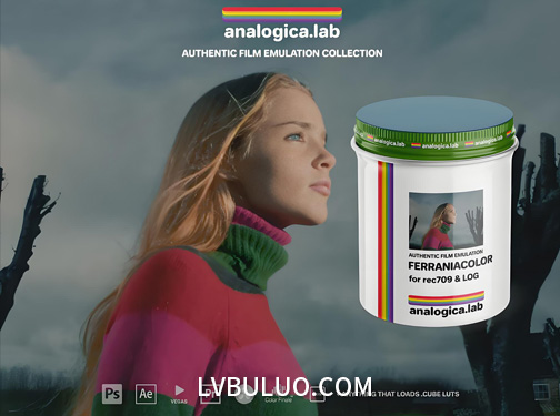 复古胶片色彩Ferrania 彩色35MM胶片颗粒调色预设 Analogica Lab – LUT FerraniaColor 35MM Film Emulation