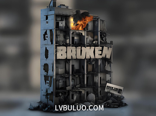 音效素材-2266个地震爆炸倒塌嘈杂混乱无损音效 Broken