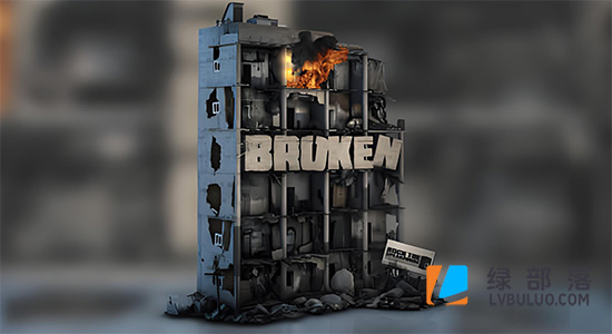 音效素材-2266个地震爆炸倒塌嘈杂混乱无损音效 Broken