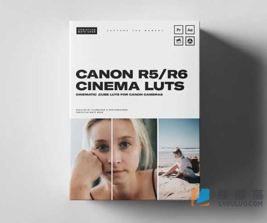 佳能相机R5/R6色彩还原摄影后期调色预设 Christian Mate Grab – Canon R5/R6 Cinematic LUTs