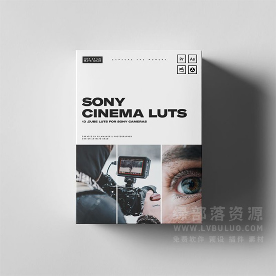 适用于索尼Sony 相机色彩校正调色预设 Christian Mate Grab – Sony Cinematic LUTs