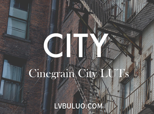 24个复古电影城市建筑调色预设+达芬奇节点预设 CineGrain – City