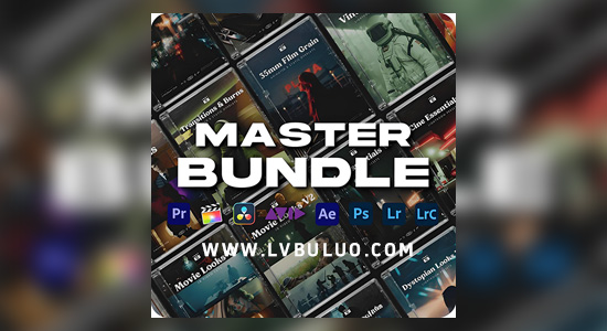 700多个复古电影视频叠加转场特效+音效+调色预设合集包 Cinegrams – Master Bundle